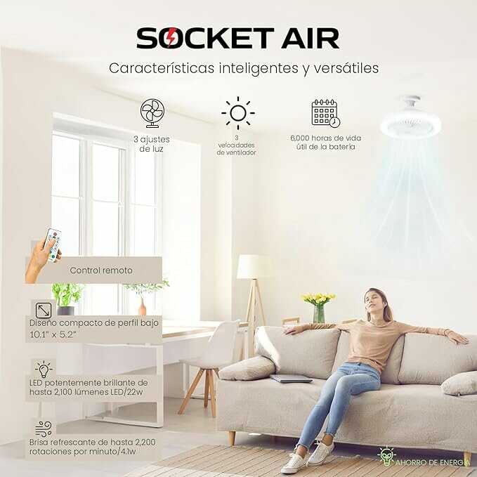 Bombillo Ventilador Led 💡